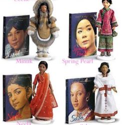 American Girl Dolls Of Many lands-retail $600