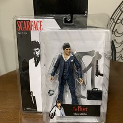 SCARFACE 7” Action Figure with Pistol & Briefcase new in box