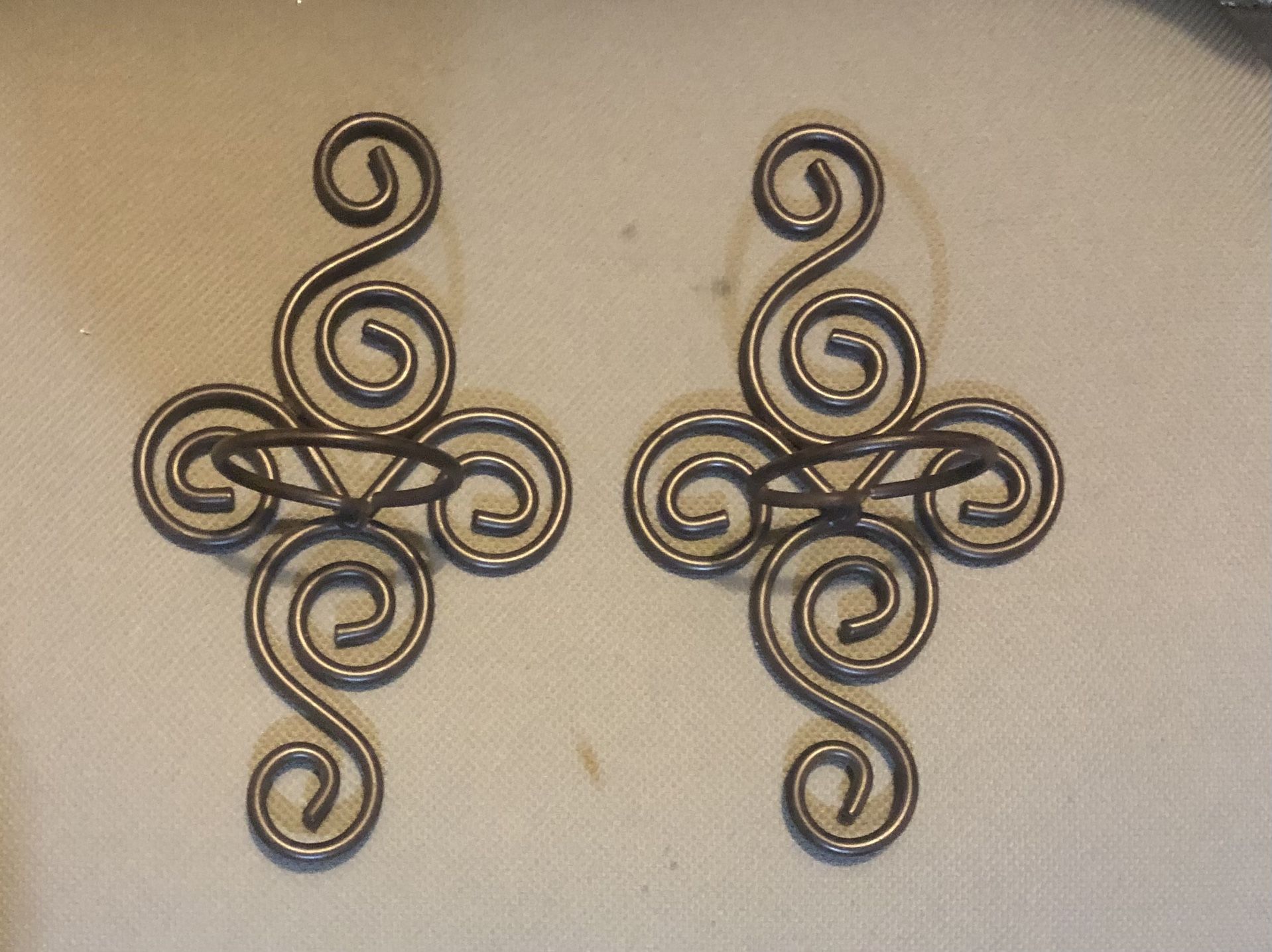 4 Wall Candle Holders