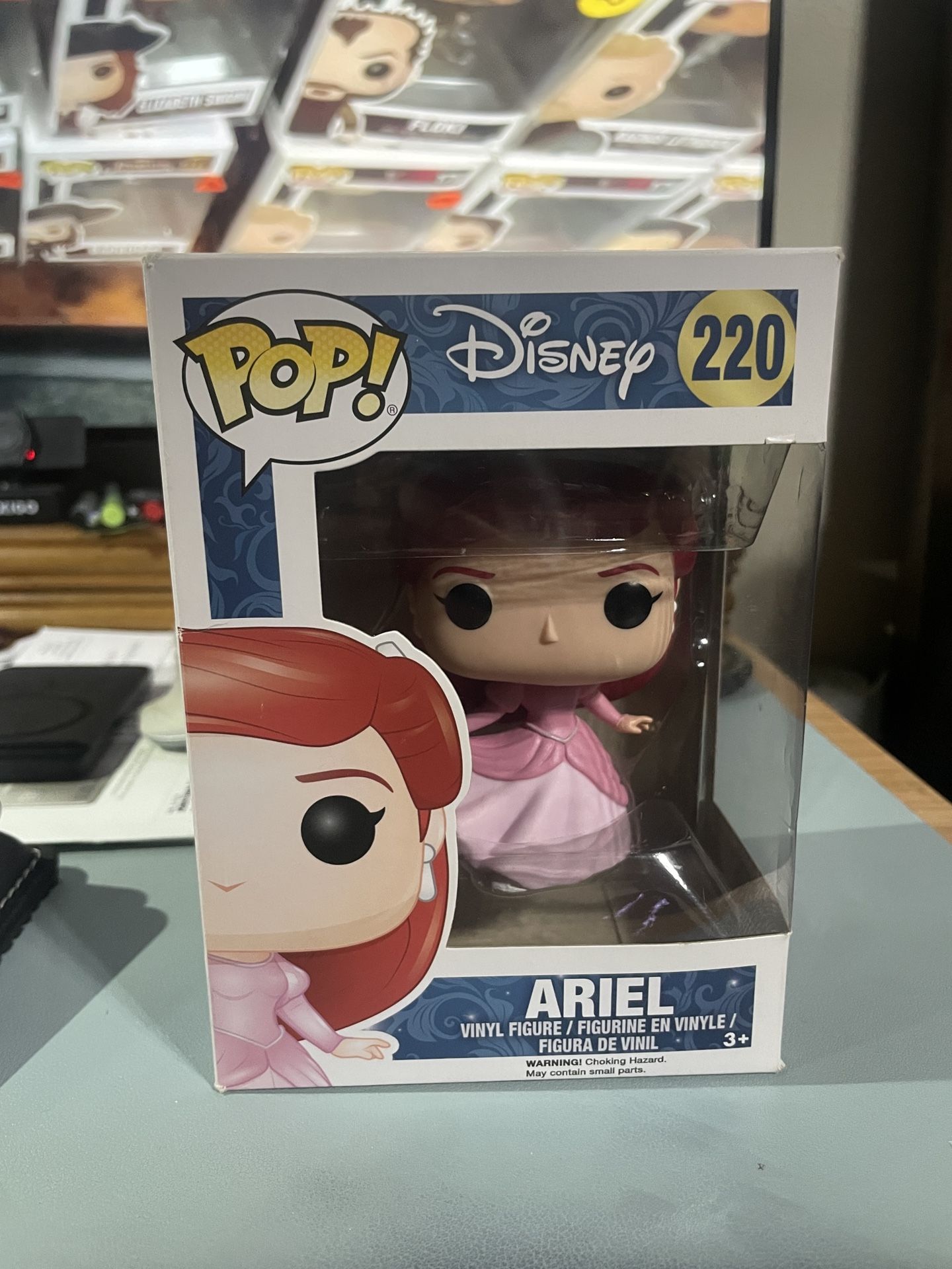 Funko Pop Disney The Little Mermaid #220 Ariel Pink Dress Vaulted