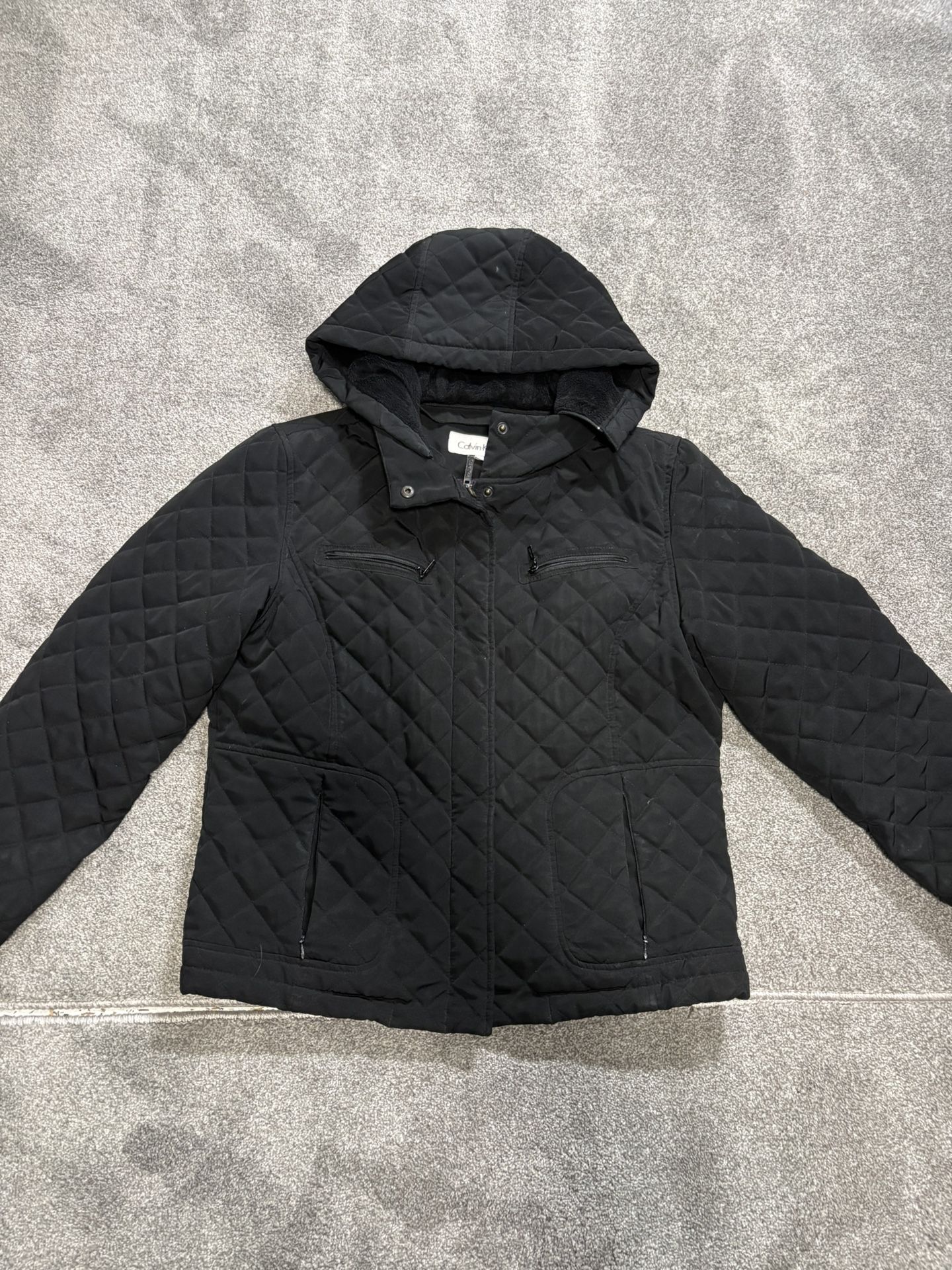 Women’s Calvin Klein Hooded Coat