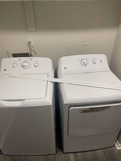 GE washer and dryer