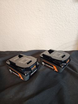 Ridgid 18V 6.0 Ah MAX Output Lithium-Ion Batteries (2-Pack)