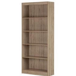 Bookcase 5 Shelves - Oak