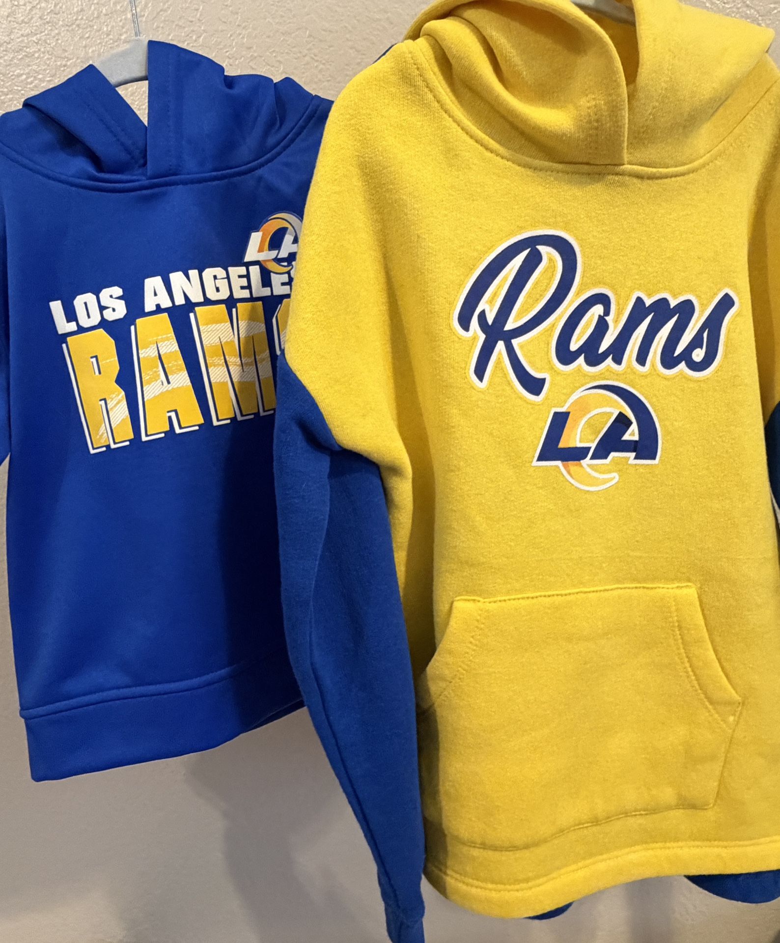 NFL RAMS FOOTBALL ๐ PULLOVER HOODIES KIDS SIZE