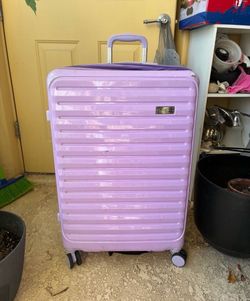 Large Hardshell Spinner Luggage Suitcase Purple