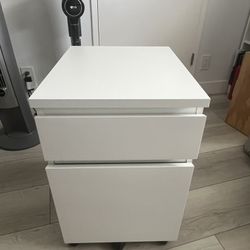 2 Drawer Rolling File Cabinet 