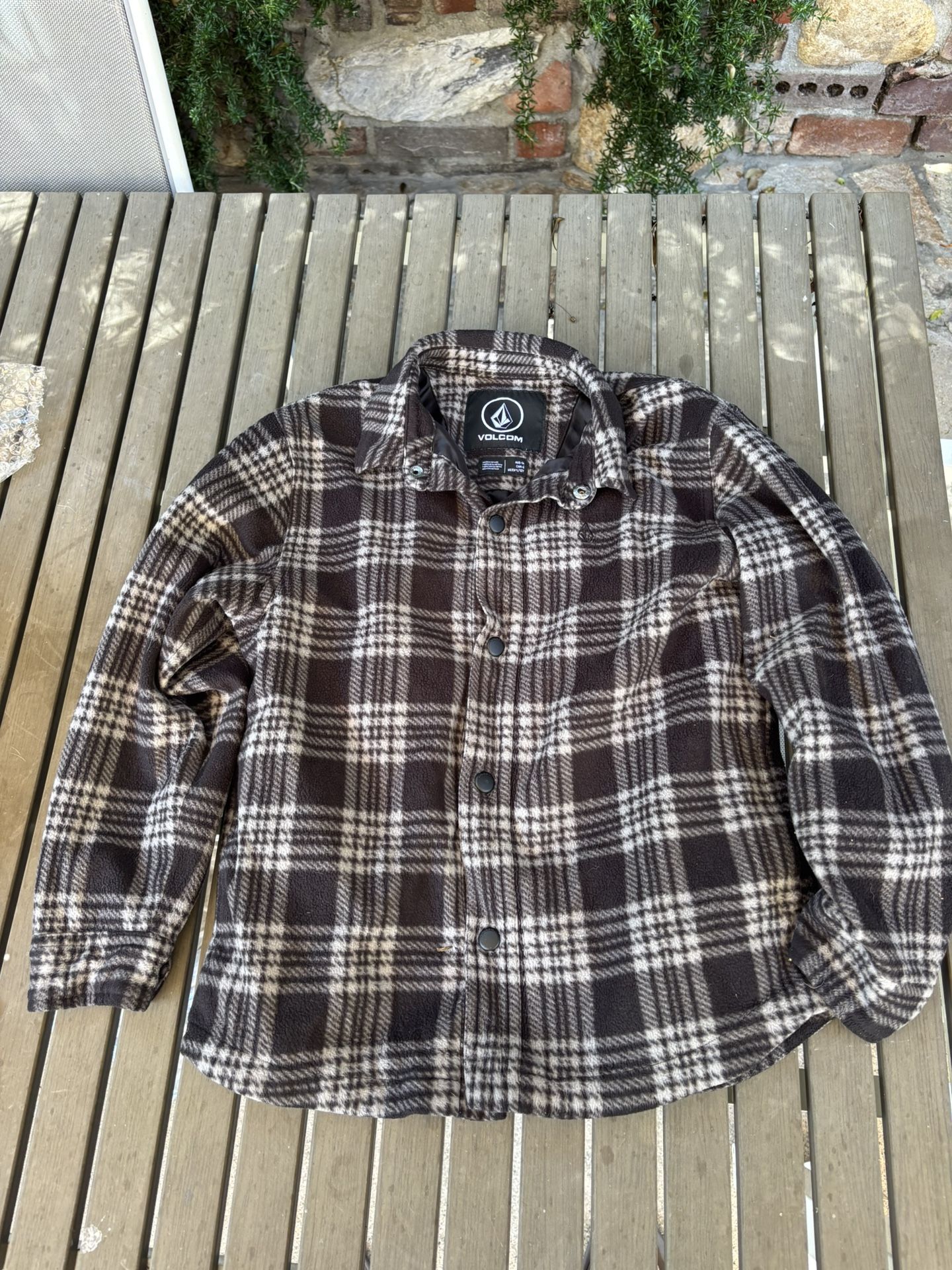 Volcom Youth Flannel Jacket – Size L (12Y)