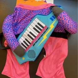Dog/Pet XL Costume: 80’s Keyboard Guitarist 