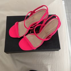 Pink Heels From Fashionnova 