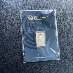 The Perth Mint Australia 5g Pure Gold .9999