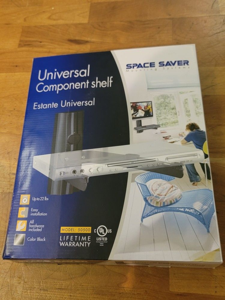 Universal Component Shelf-Space Saver Mounting Systems Model 50500, New