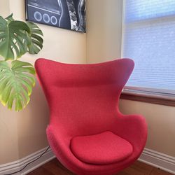 Red Chair (Egg Chair Replica)