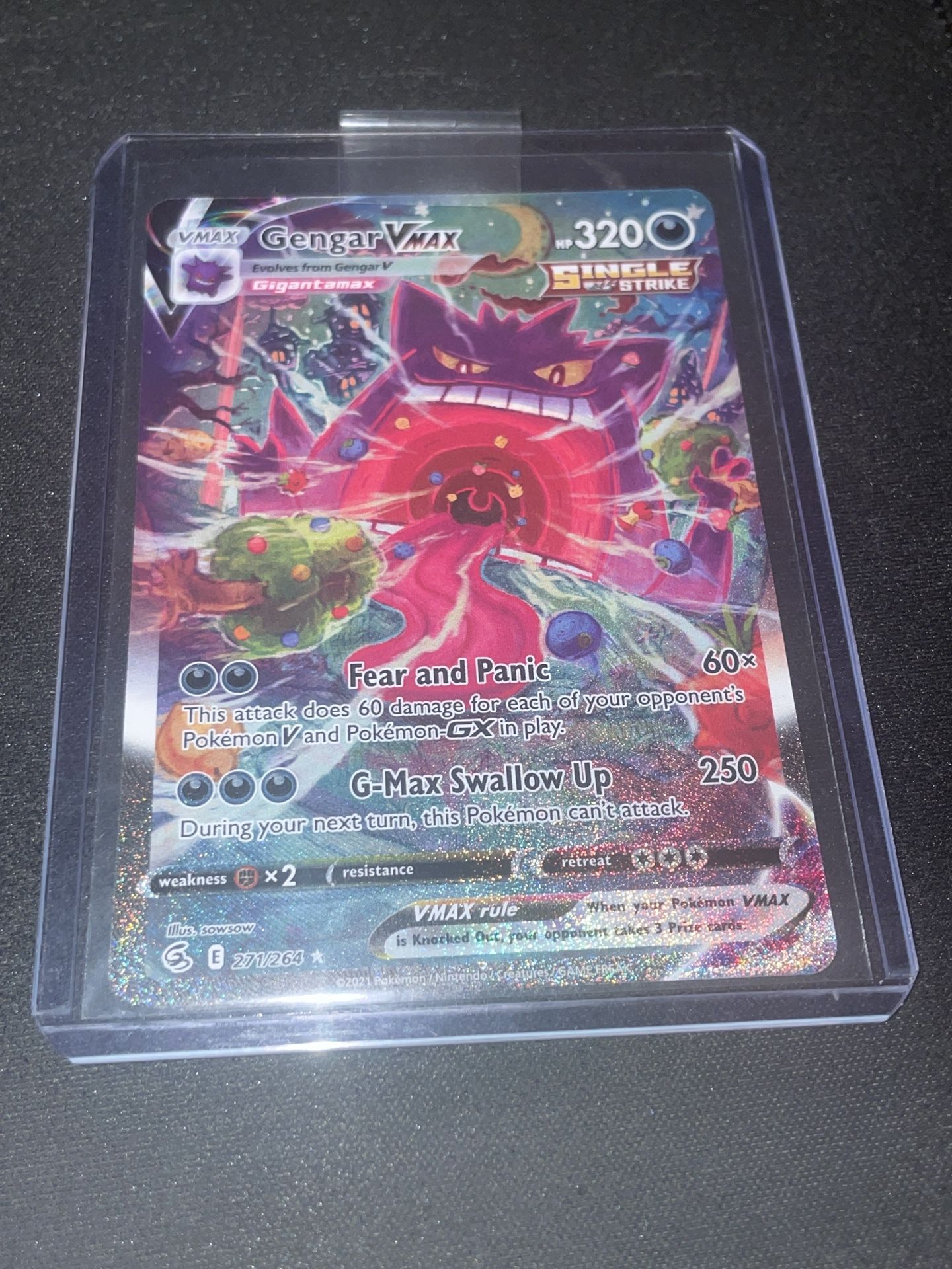 Gengar VMAX Alternate Art Fusion Strike