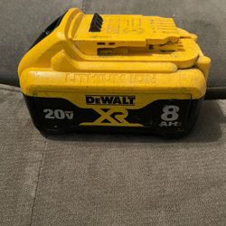 Dewalt Xr 8 Ah Battery 