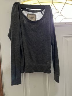 Grey XS Abercrombie and Fitch Long Sleeve Shirt