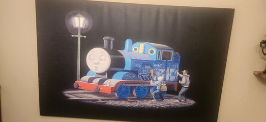 Banksy Tags Thomas the Train