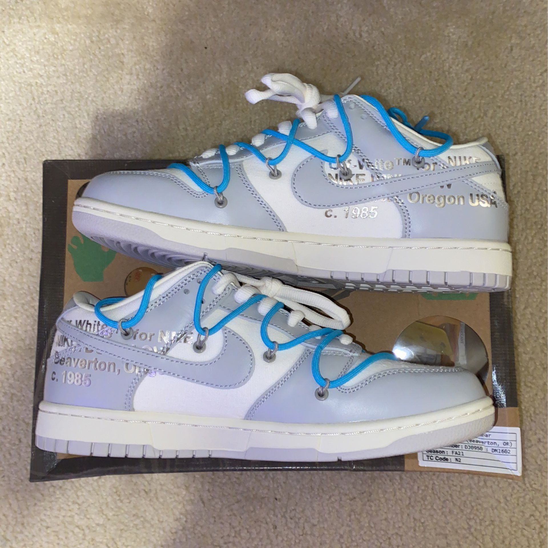 Off White X Dunk Low “Lot 02 of 50”