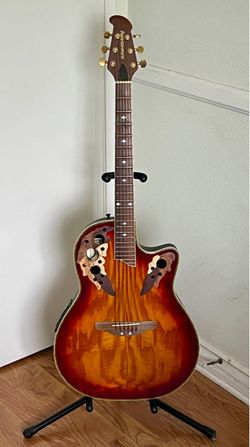 Kawasamy Acoustic-Electric Guitar (Sunburst)