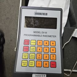 MODEL DV-III

PROGRAMMABLE RHEOMETER