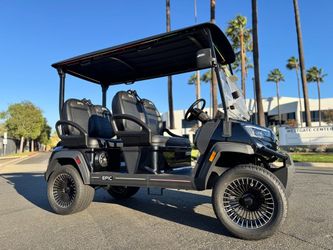 NEW 2025 EPIC E40FX - METALLIC BLACK LSV STREET LEGAL GOLF CART