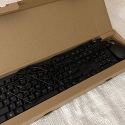 Computer Wire, Keyboard, And Mouse 