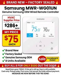 Samsung MWR-WG01UN Wired Remote Controller