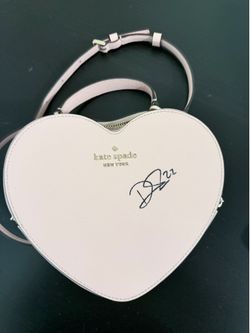 Kate Spade light pink heart shaped purse