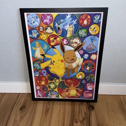 Pokeman Puzzle And Frame