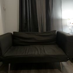 Small Black Couch 