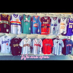 BASKETBALL, BASEBALL AND SOCCER JERSEYS 🔥 