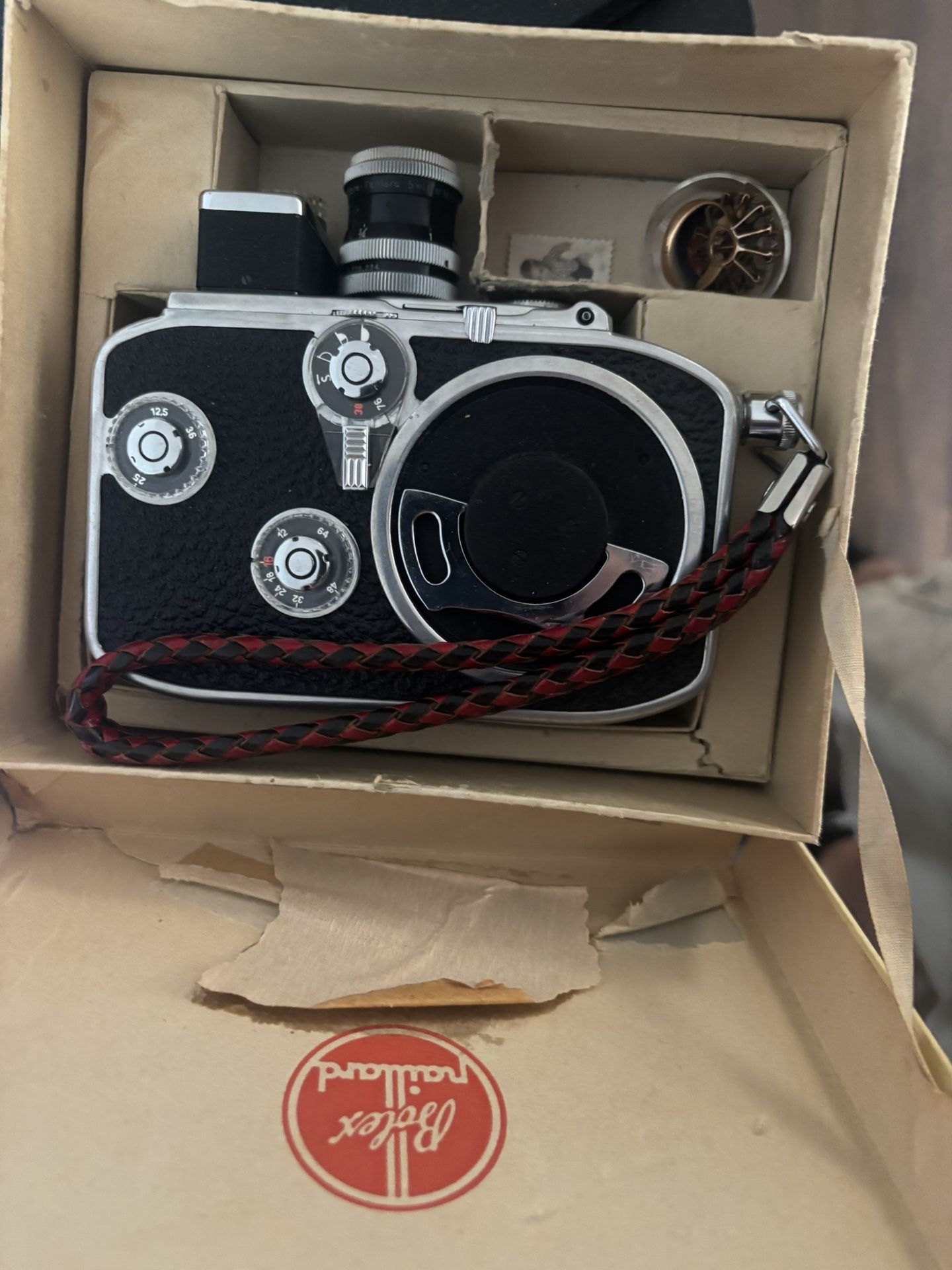 Bolex Paillard L8 8mm movie camera in its original box