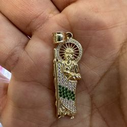 Dije Oro Italiano 14k 1.5” San Judas