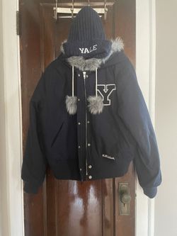 Stall & Dean Letterman Coat (Navy Blue)