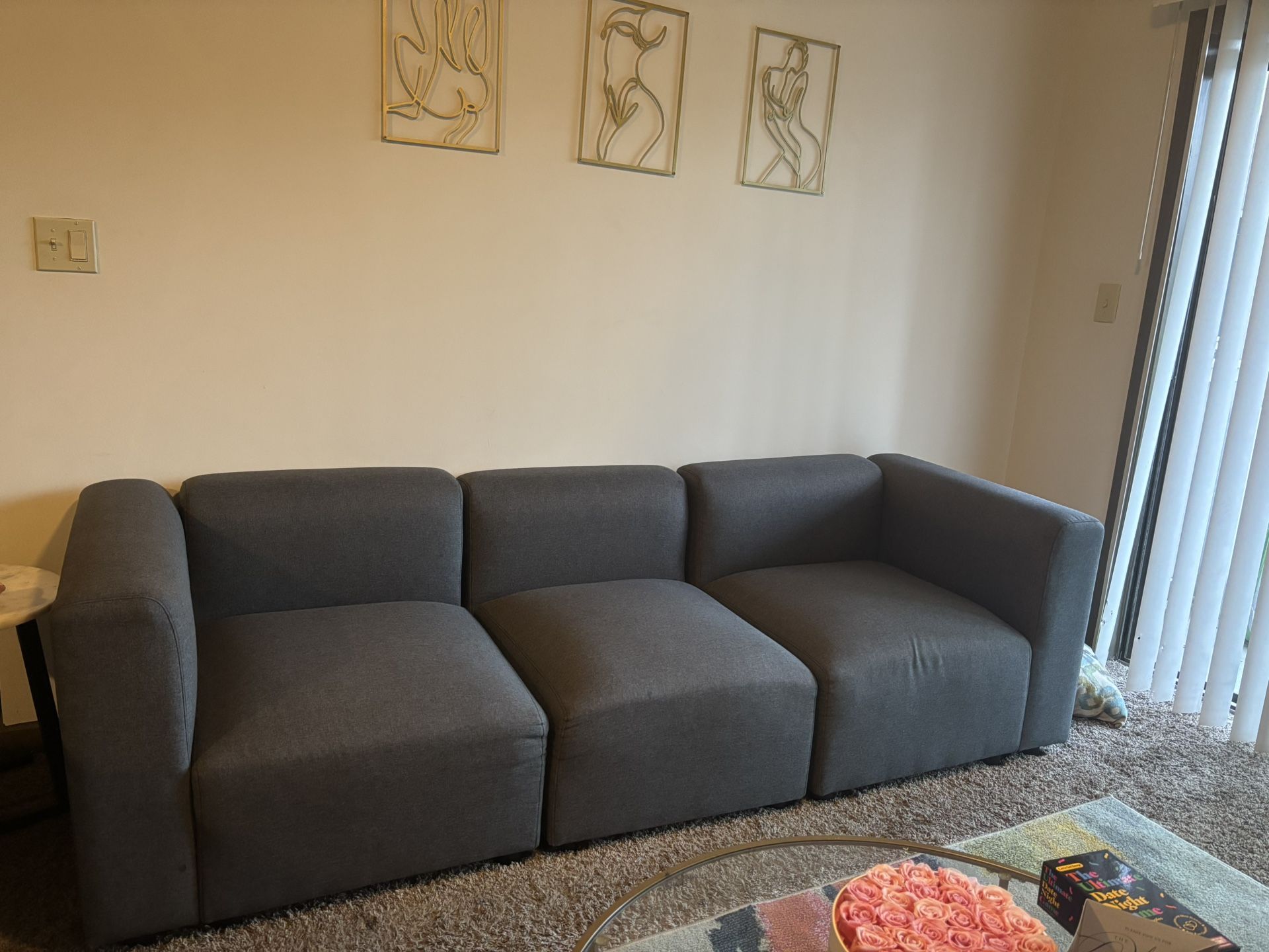 Modular Couch And Loveseat Set 