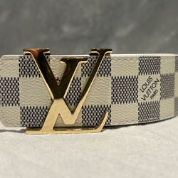 LV Damier Azur Louis Vuitton Belt