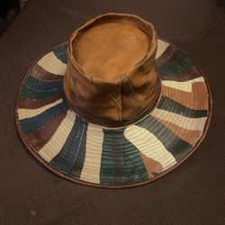 Leather hat