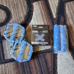 NEW Bicycle Bmx Parts Bundle Blue