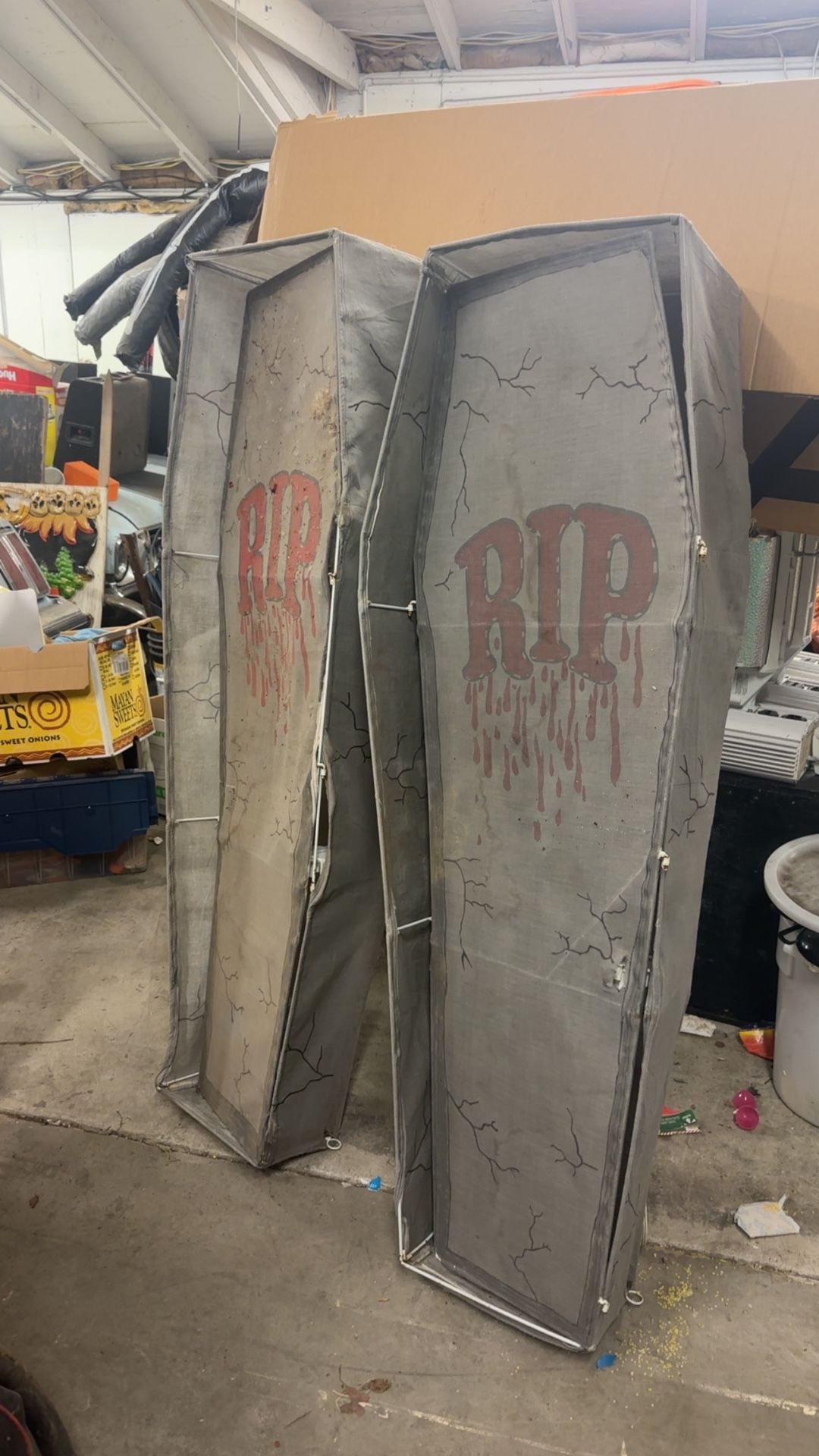Rare Animated caskets Halloween