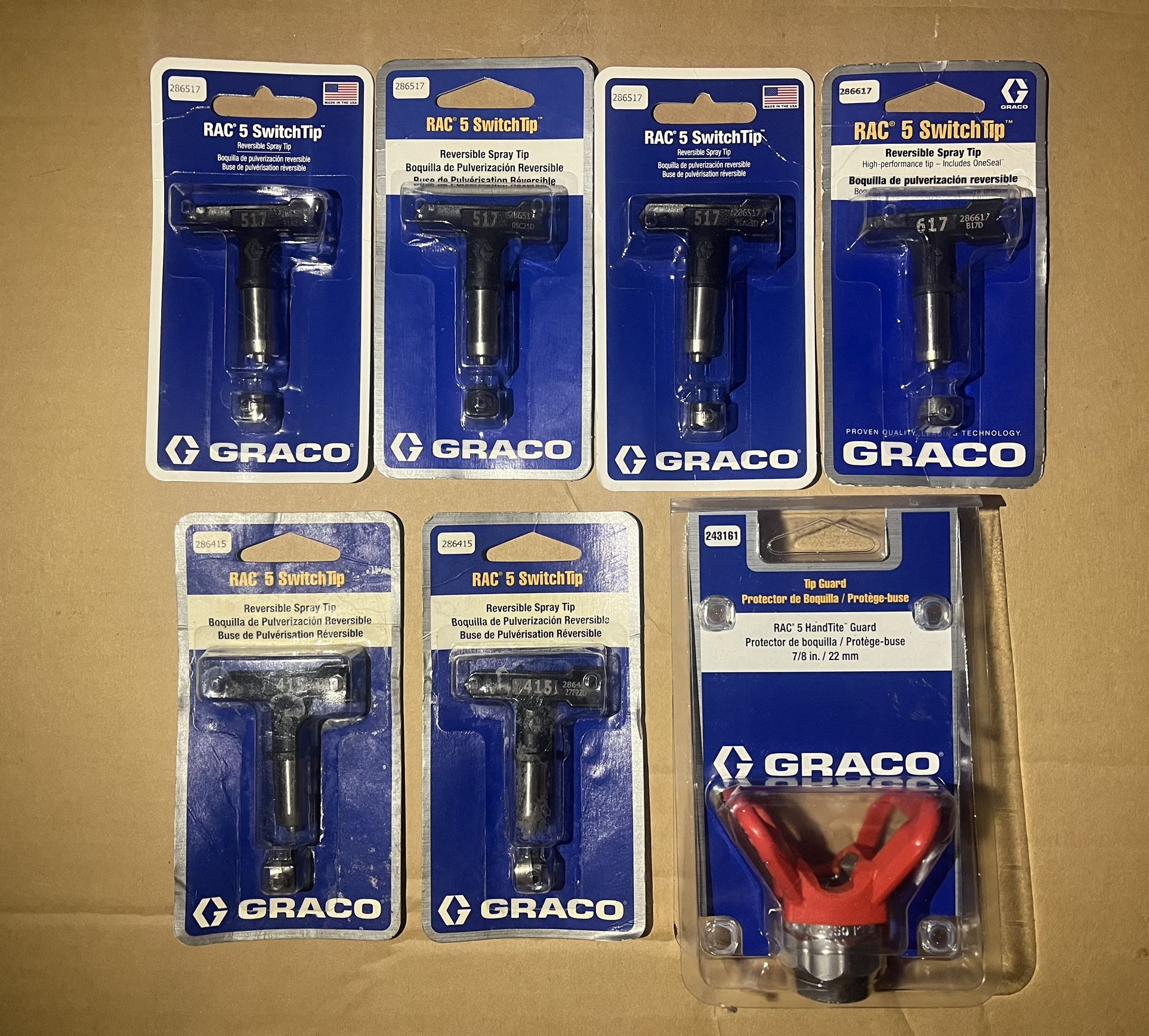 GRACO SPRAY TIPS