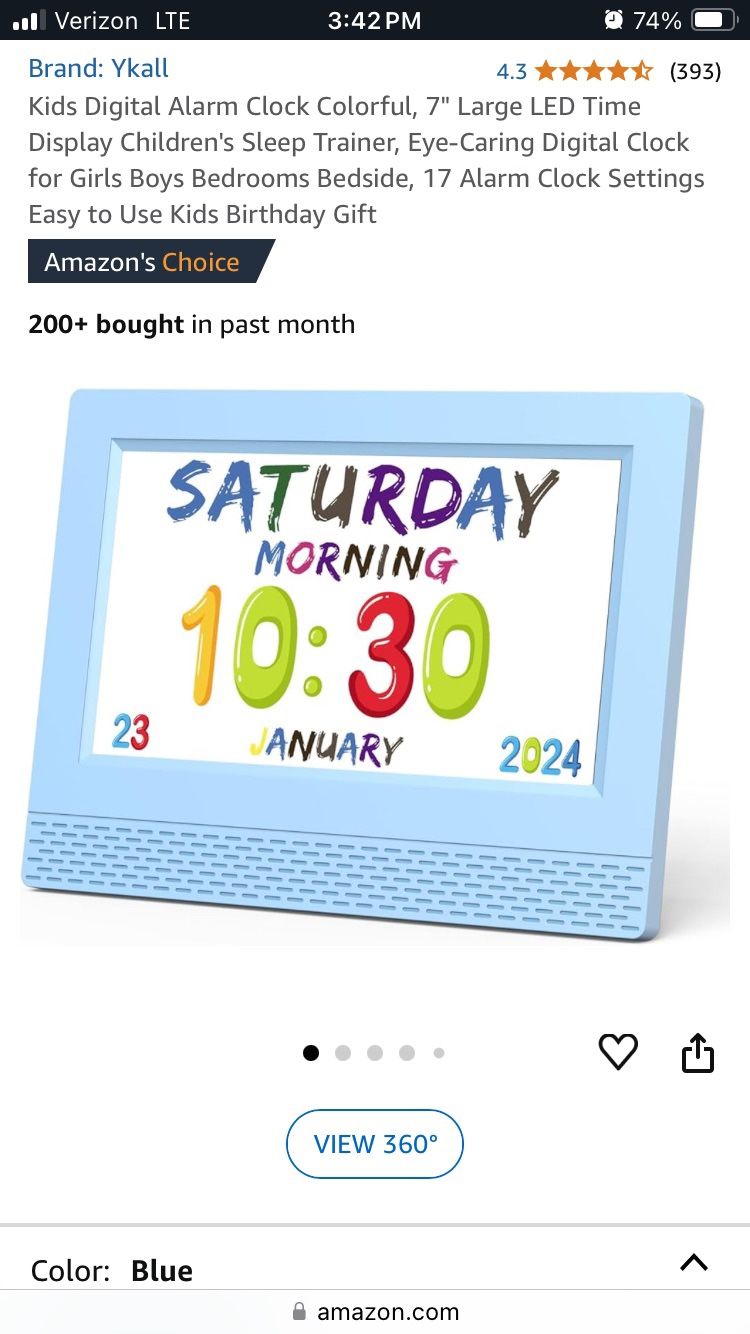 Digital Calendar day Clock MSRP $45.99