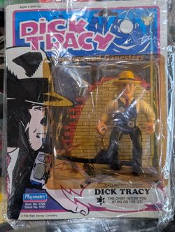Vintage 1990 Dick Tracy Figure Playmates 5701 Sealed Disney