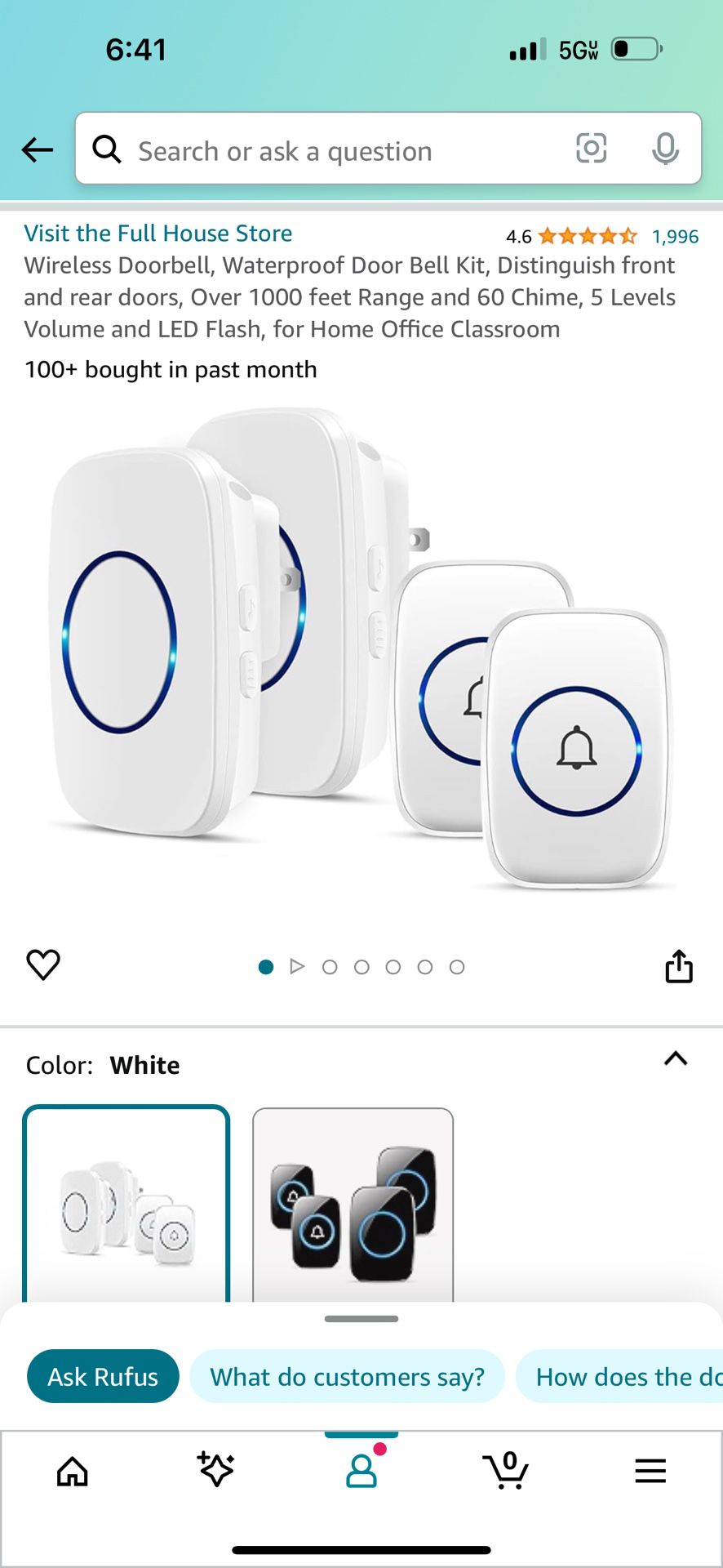 Wireless Doorbell Brand New In Box $10