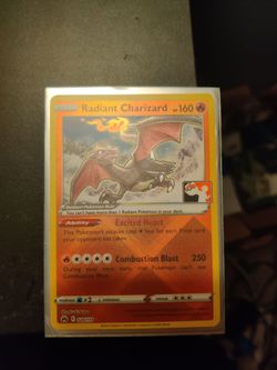 Radiant Charizard Prize Pack Series Pokemon card