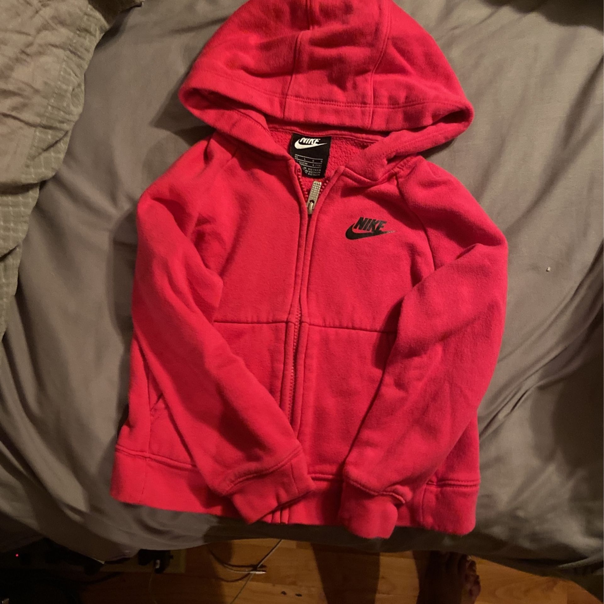 6x Hot Pink Zip Up Hoodie 