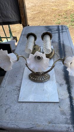 One set of antique brass working condition Lights