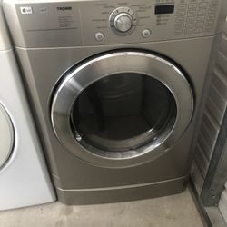 Gray Front Load Dryer 