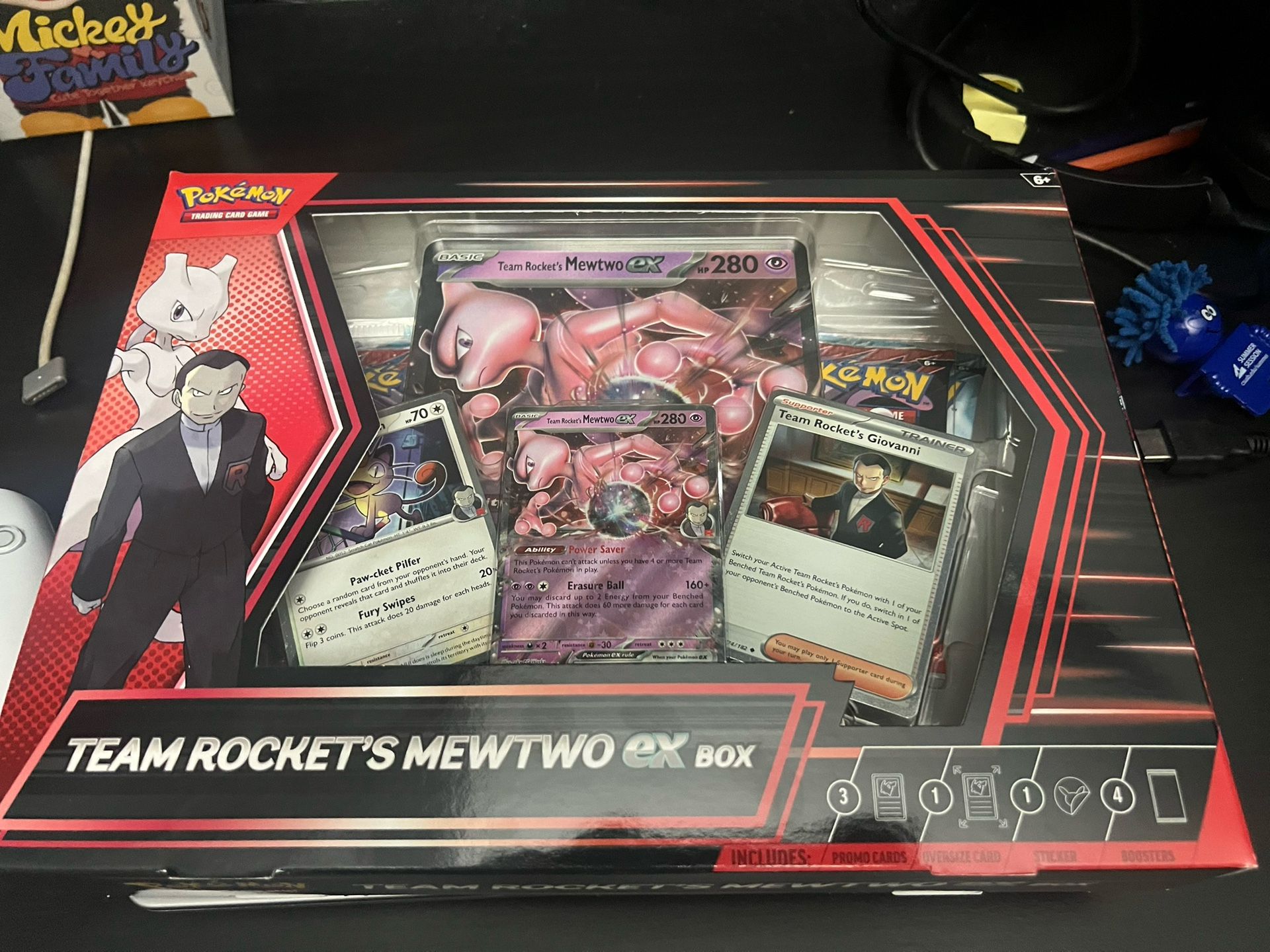 Pokemon destined rivals Team rockets mewtwo ex Box