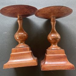 Metal Brown Candle Holders