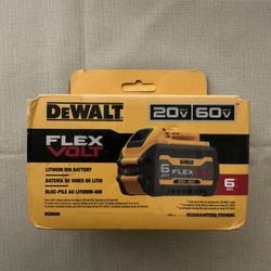 DeWalt. 60V MAX FLEXVOLT Lithium Ion 6.0Ah Battery.
